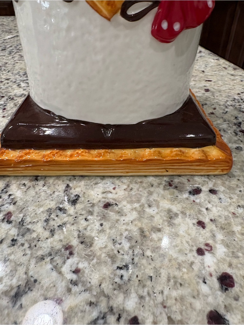 The Original S’mores snowman cookie canister by Ganz Hand Wash only GUC - Picture 2 of 9